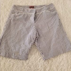 Seersucker Bermuda Shorts